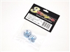 3Racing Aluminum Front Rim 5 Spoke 2 Tones + 2 Offset Light Blue Color for Mini-Z Chassis MR02-FP20/LB