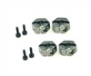 3Racing MTX4 Aluminium Wheel Adaptor MTX4-52/TI