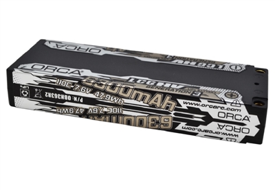 TEAM ORCA HV GENERATION3 6300MAH 7.6V RACE PACK