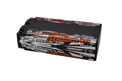 Team ORCA HV GENERATION 2 5000MAH 7.4V 100C SHORTY RACE PACK