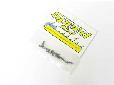 SPEEDMIND 3x10mm Titanium Round Head Screw 10pcs TR310