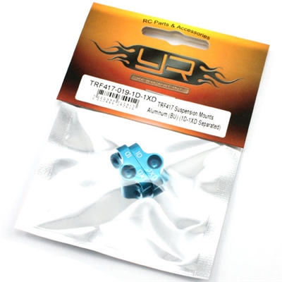 Yeah Racing TRF417 Suspension Mounts Aluminum Blue 1D-1XD Separated TRF417-019-1D-1XD