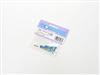 SQUARE R/C SUSTAIN Aluminum M3 Screws for FUTABA 3PK Light Blue TRX-18FBY