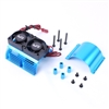 Yeah Racing Heat Sink with Twin Tornado High Speed Fans Sets for 1:8 Motors YA-0261BU