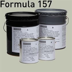Fed STD 595 color 26662 (No. 50 Gray) for MIL-DTL-24441 Formula 157, Type III and Type IV
