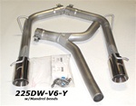 2005-10 Charger, 300, Magnum, Challenger 2.7L & 3.5L 10db dual conversion kit w/DW tips