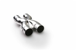 2.5" Polished Stainless X-pipe