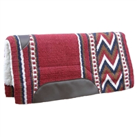 "Top Hand" Collection Show Saddle Pad - 36" x 34" Maroon