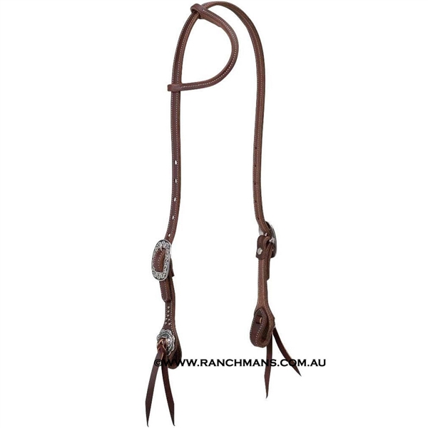 Weaver® Work Tack Floral Slip Ear Headstall