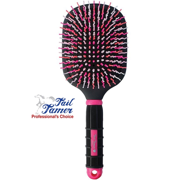 Tail Tamer by Professional's Choice® Mane & Tail Paddle Brush - Pink