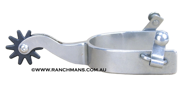 Ranchmans Steel Cutter Spurs w/10 Point Rowels