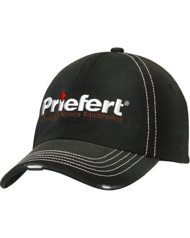 Priefert® Rodeo & Ranch Equipment Logo Black Cap