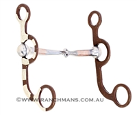 Ranchman's Antique Finish Argentine Snaffle Bit