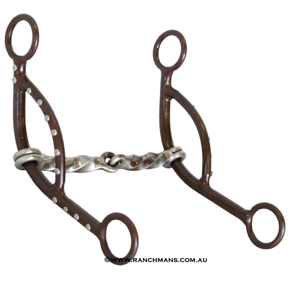 Ranchmans Slow Square Twist Antique Gag Bit