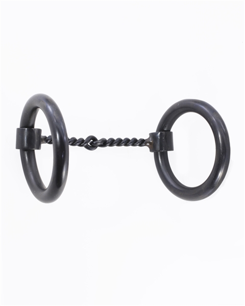 Ranchmans Heavy Loose Ring Twisted Wire Snaffle Bit