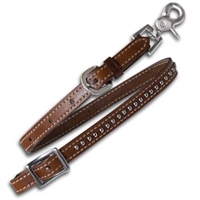 Showman® Leather Breast Collar Wither Strap