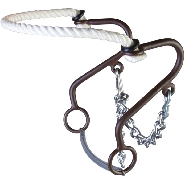 Ranchmans Antique Brown Little "S" Hackamore