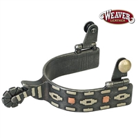 Weaver Leather® Mens Spurs with Aztec Design