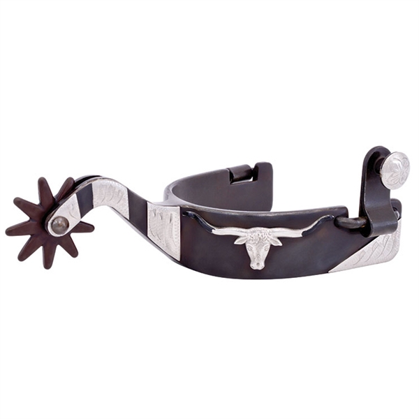 Metalab® Antique Show Spurs w/Longhorn Motif