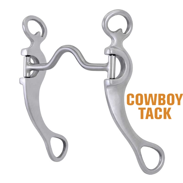 Cowboy Tack® Aluminium Shank Medium Port Bit