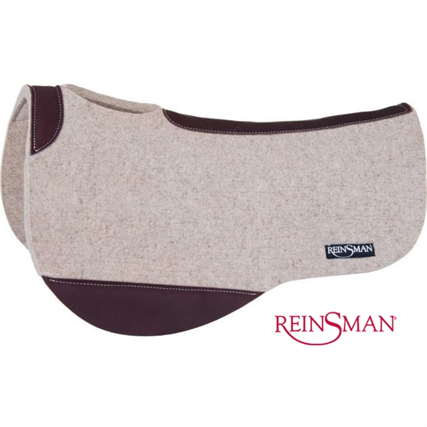 Reinsman® Apex 100% Wool 3/4" Contour Barrel Saddle Pad