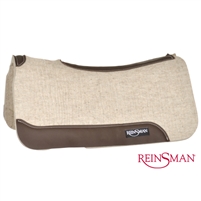 Reinsman® Performance 100% Wool Felt Contoured Saddle Pad - 1" x 32"