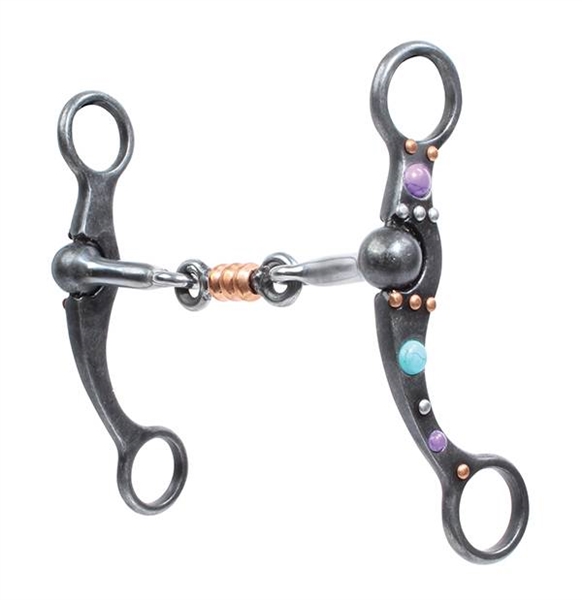 Fort Worth® Series Stone Shank Dogbone Argentine Snaffle