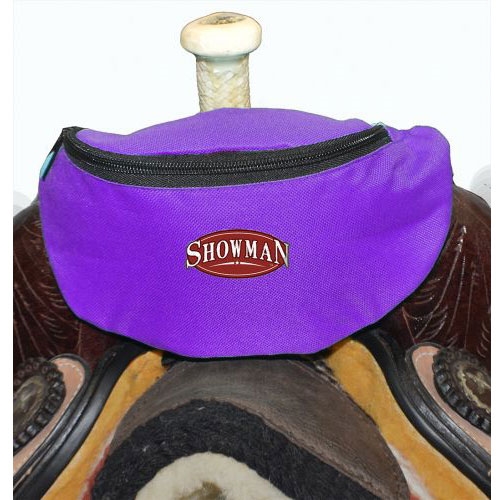 Showman® Nylon Insulated Saddle Pouch - Purple