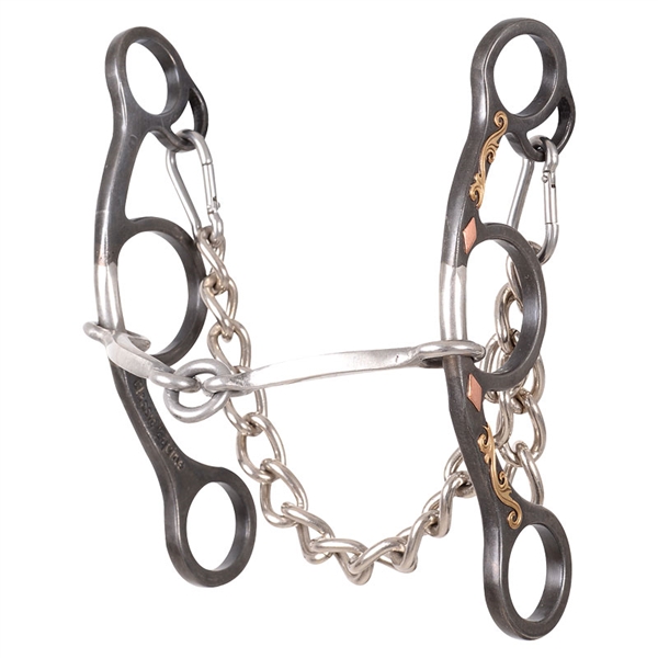 Sherry Cervi Short Shank O-Ring Square Snaffle Bit