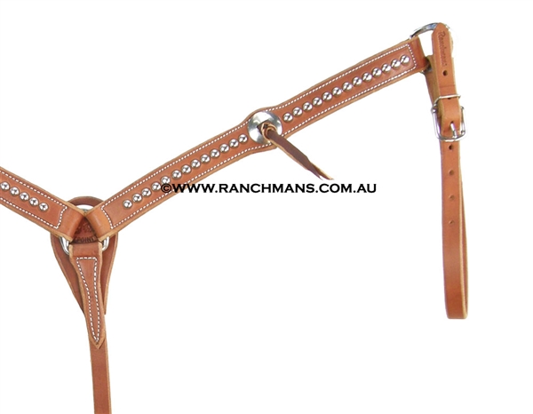 Ranchman's SRS 1 1/4" Scalloped Dot Breast Collar