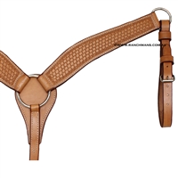 SRS 2 1/2" Contoured Breast Collar - Shell Border