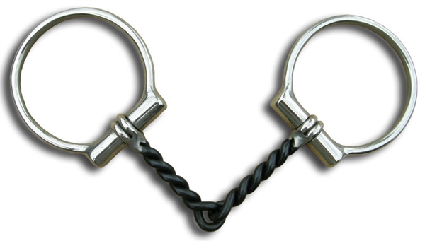 Twisted Wire Sweet Iron Dee Snaffle