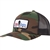 Classic Equine® Trucker Snapback Patch Cap - Green Camo