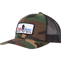 Classic Equine® Trucker Snapback Patch Cap - Green Camo