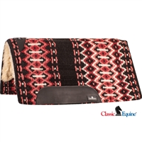 Classic Equine® Sensorflex® Saddle Pad 32" x 34" - Black & Rose