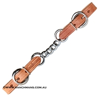 Ranchman's Leather Single Curb Chain-Harness