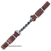 Ranchman's Twisted Steel Curb Strap