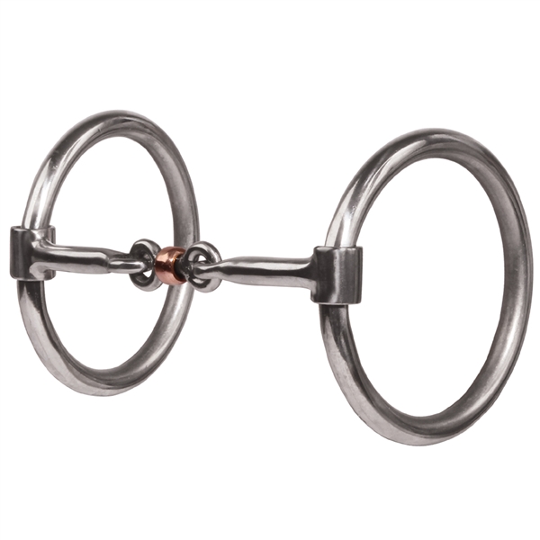 Professional's Choice® Smooth Dogbone O-Ring Snaffle