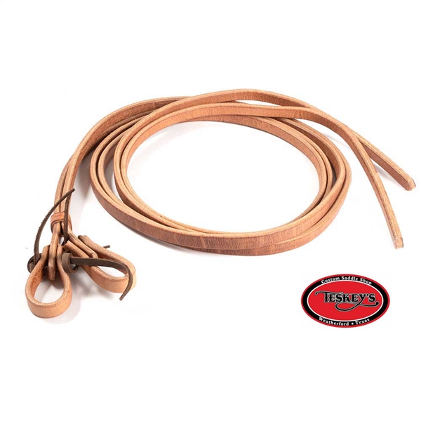 Teskey's Premium 5/8" x 8' Hermann Oak Leather Split Reins