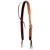 Ranchman's Rough Out Buckstitched Cowboy Knot Slip Ear Headstall