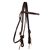 Ranchmans 5/8" Double & Stitched Cart Buckle Browband Headstall