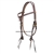 Ranchman's Oiled Futurity Knot Basket Stamp Browband Bridle