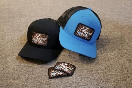 Level Up Apparel® Cheetah Patch Cap - Blue or Black