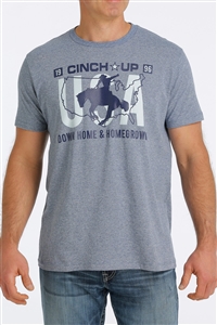 Mens Cinch® Denim Blue Tee