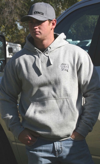 Mens Cinch® Grey Hooded Sweatshirt