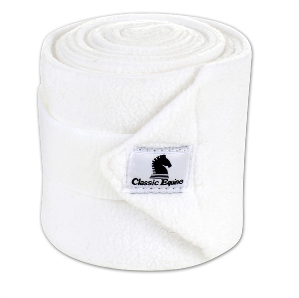 Classic Equine® Polo Wraps - White 4 Pack
