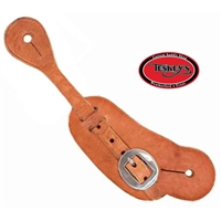 Teskey's Mens Harness Leather Cowboy Spur Straps