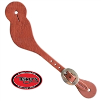 Teskey's Mens Harness Leather Contour Spur Straps