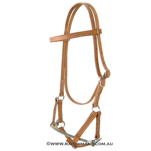 Ranchman's Single Rope Noseband Sidepull