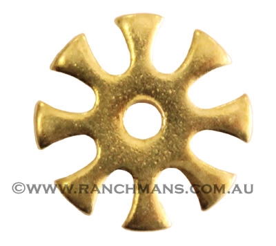 Brass 8 Point Rowels